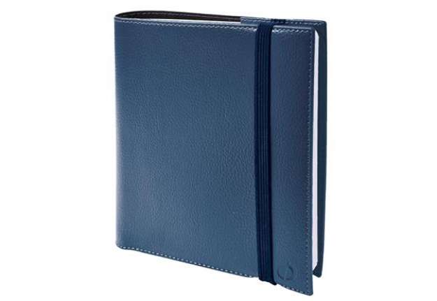 Immagine di Agenda settimanale Time&Life 2025 - 16 x 16 cm - blu metal - Quo Vadis