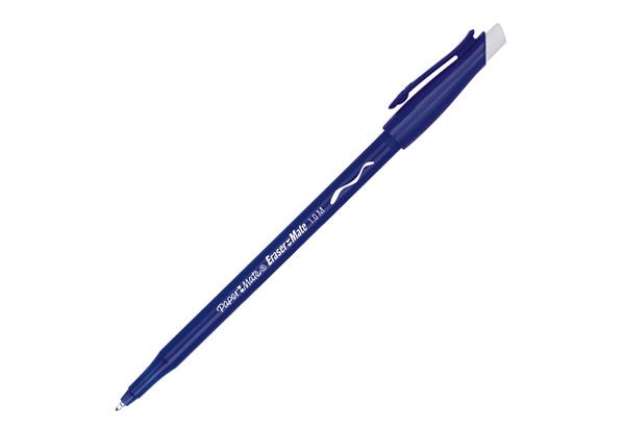 Immagine di Penna a sfera con cappuccio Replay - cancellabile - punta 1 mm - blu - Papermate