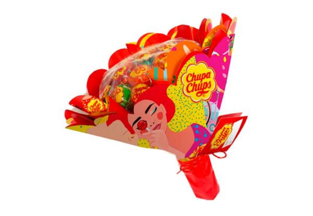 Immagine di Chupa Chups - flower bouquet 19 pezzi