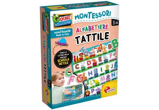 Immagine di Alfabetiere tattile Montessori Plus - Lisciani