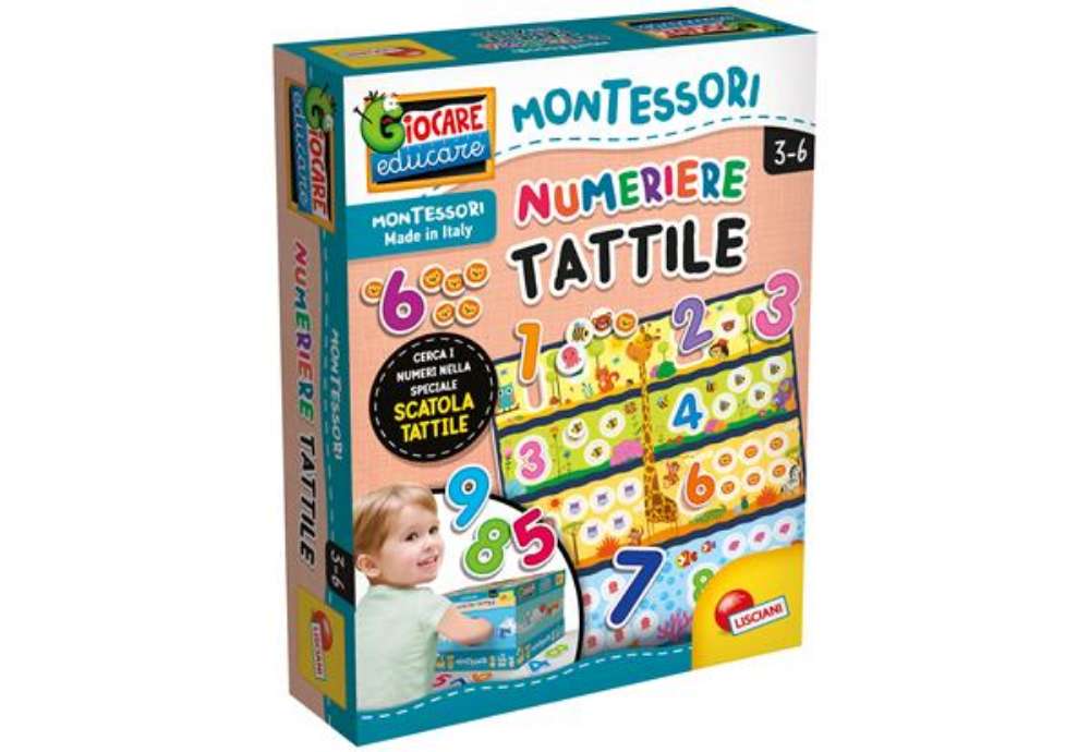 Immagine di Numeriere tattile Montessori Plus - Lisciani