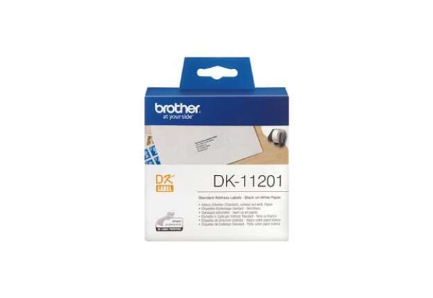 Immagine di Brother - Rotolo 400 Etichette 29 x 90 mm - Nero/Bianco - DK-11201