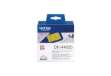 Immagine di Brother - Rotolo etichetta continua - carta adesiva rimovibile - Nero/Giallo - 62mm x  30,48mt - DK-