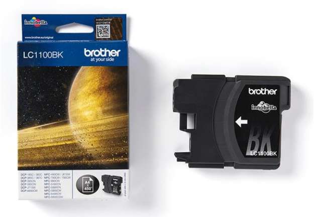 Immagine di Brother - Cartuccia - Nero - LC1100BK - 450 pag