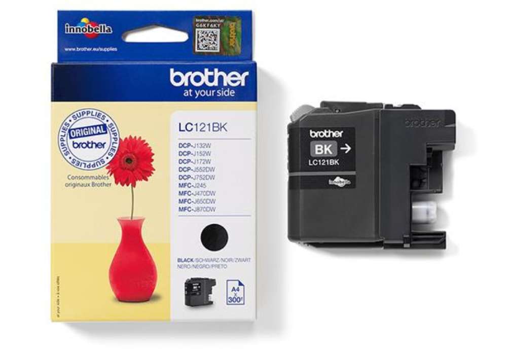 Immagine di Brother - Cartuccia - Nero - LC121BK - 300 pag