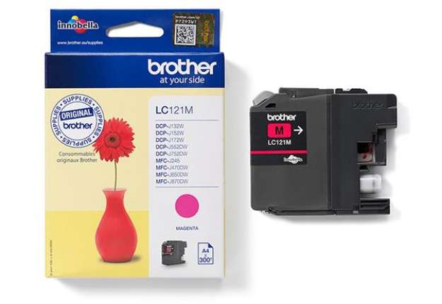 Immagine di Brother - Cartuccia - Magenta - LC121M - 300 pag