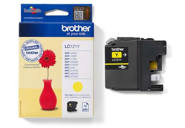 Immagine di Brother - Cartuccia - Giallo - LC121Y - 300 pag