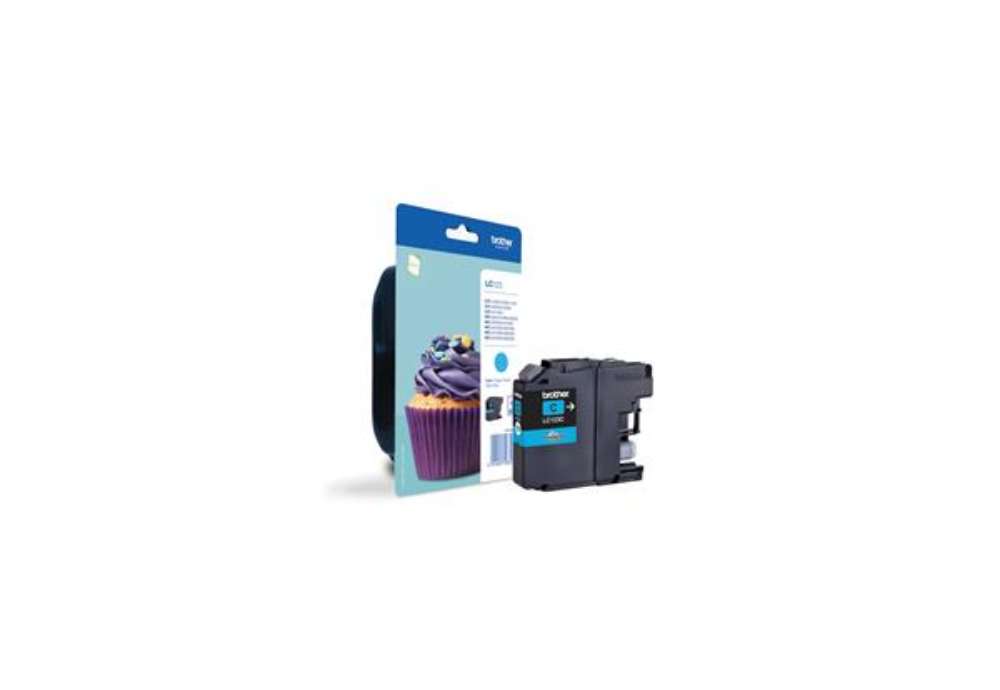 Immagine di Brother - Cartuccia - Ciano - LC123CBP- 600 pag