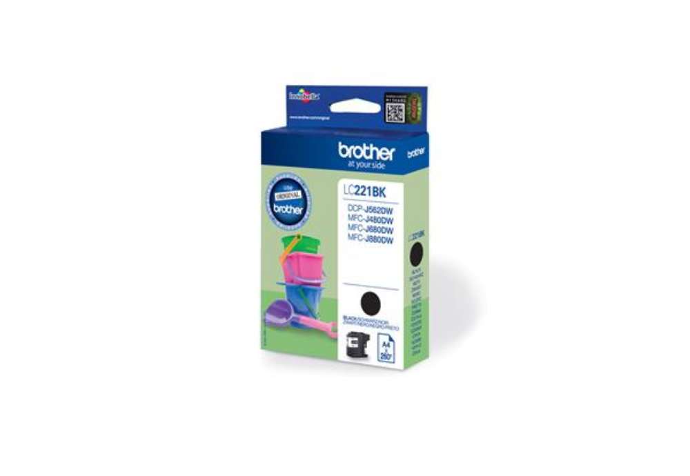 Immagine di Brother - Cartuccia - Nero - LC221BK - 260 pag