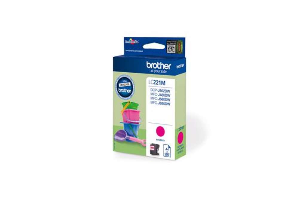 Immagine di Brother - Cartuccia - Magenta - LC221M - 260 pag