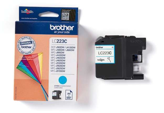 Immagine di Brother - Cartuccia - Ciano - LC223C- 550 pag
