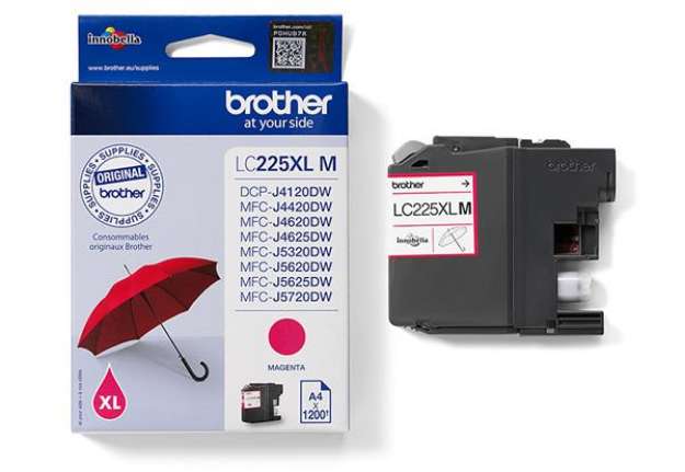 Immagine di Brother - Cartuccia - Magenta - LC225XLM - 1200 pag