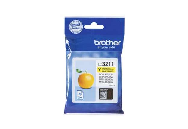 Immagine di Brother - Cartuccia - Giallo - LC3211Y - 200 pag