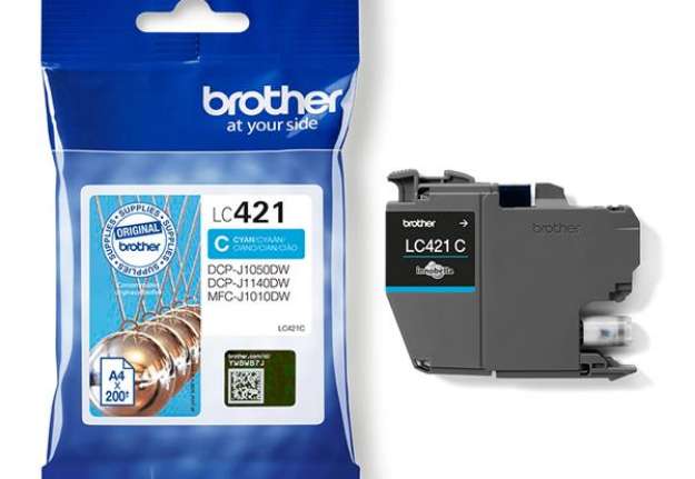 Immagine di Brother - Cartuccia Ink - Ciano - LC421C - 200 pag