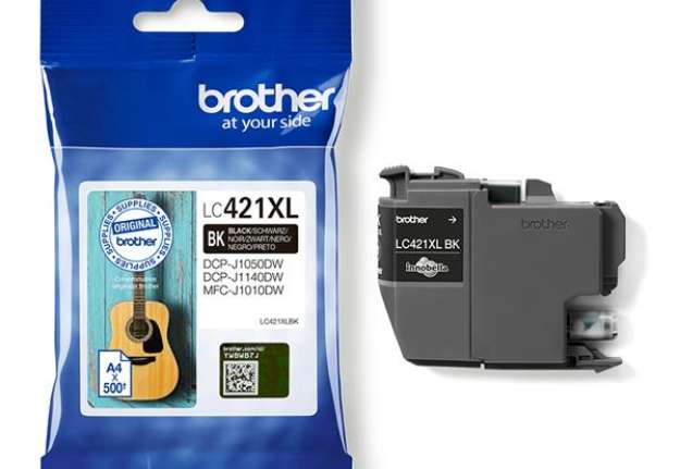 Immagine di Brother - Cartuccia Ink - Nero - LC421XLBK - 500 pag