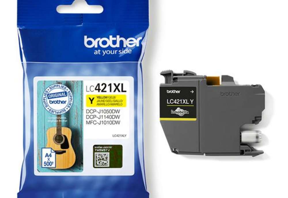 Immagine di Brother - Cartuccia Ink - Giallo - LC421XLY - 500 pag