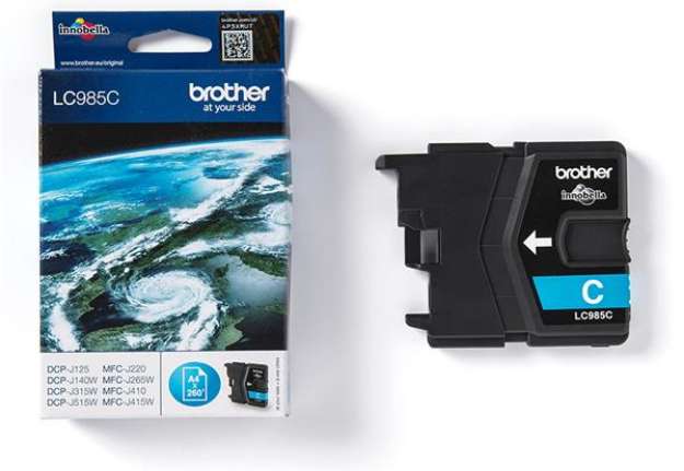 Immagine di Brother - Cartuccia - Ciano - LC985C- 265 pag