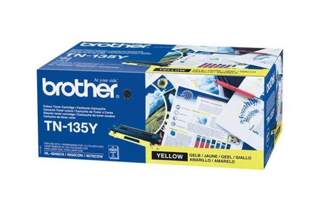 Immagine di Brother - Toner - Giallo -TN135Y - 4000 pag