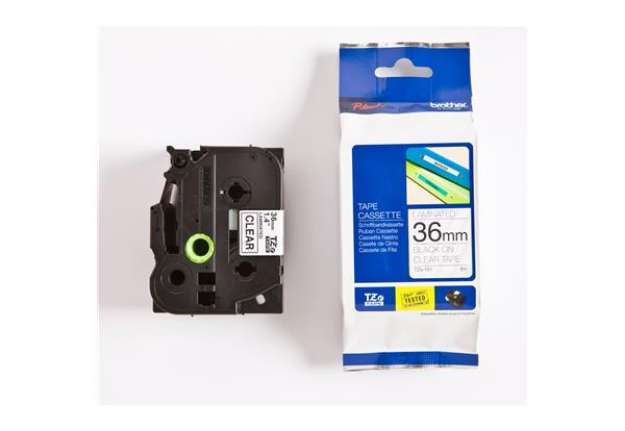 Immagine di Brother - Nastro - Nero/Trasparente TZE161 - 36mm x 8mt