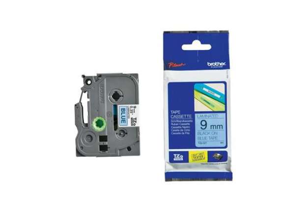 Immagine di Brother - Nastro -  Nero/Blu - TZE521 - 9mm x 8mt