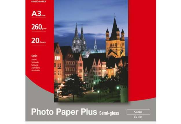 Immagine di Canon - Carta fotografica Plus Semi-Gloss SG-201 - A3 - 20 Fogli - 1686B026