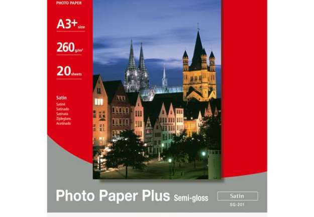 Immagine di Canon - Carta fotografica Plus Semi-Gloss SG-201 - A3+ - 20 Fogli - 1686B032