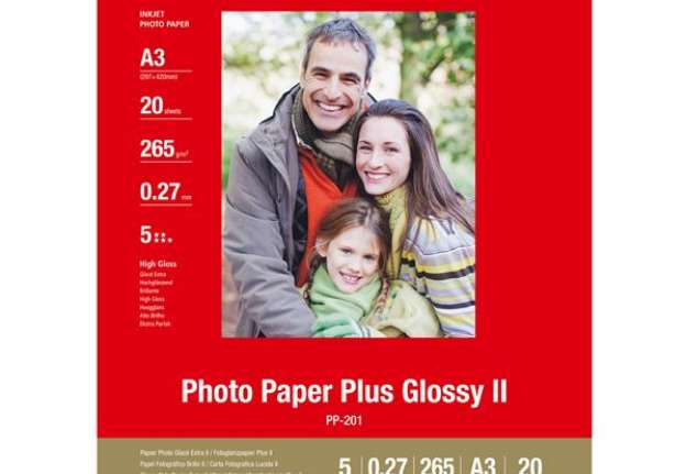 Immagine di Canon - Carta fotografica Plus Glossy II PP-201 - A3 - 20 Fogli - 2311B020