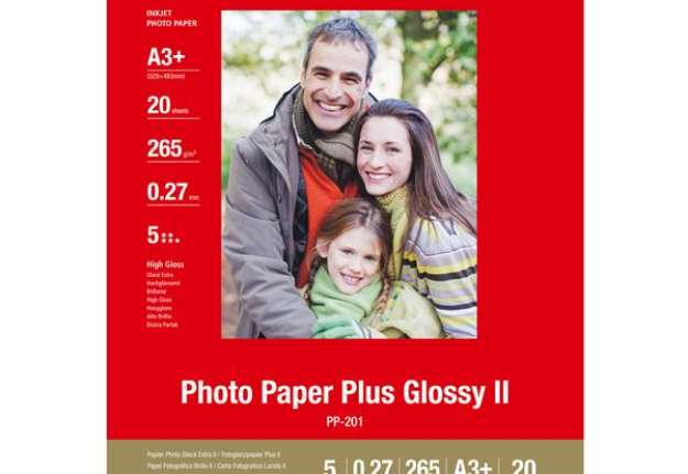 Immagine di Canon - Carta fotografica Plus Glossy II PP-201 A3+ - 20 Fogli - 2311B021