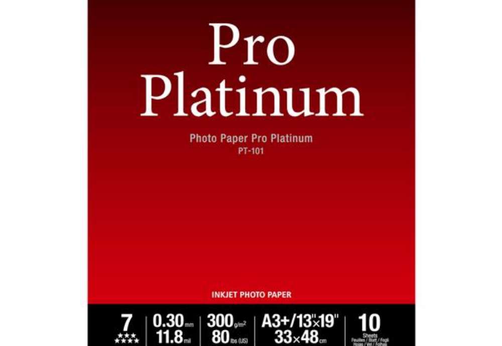 Immagine di Canon - Carta fotografica Canon PT-101 Pro Platinum A3+ 10 Fogli - 2768B018