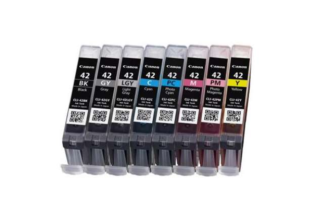 Immagine di Canon - Confezione 8 cartucce ink - C/M/Y/K/C PH/M PH/R/V - 6384B010