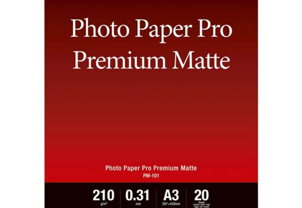 Immagine di Canon - Carta fotografica Premium Matte PM-101 - A3 - 20 Fogli - 8657B006