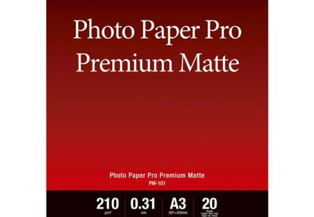 Immagine di Canon - Carta fotografica Premium Matte PM-101 - A3 - 20 Fogli - 8657B006