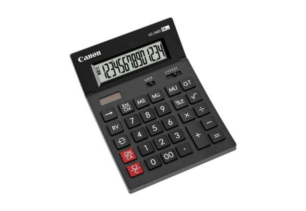 Immagine di Canon - calcolatrice visiva da tavolo - AS2400HB, a 14 cifre