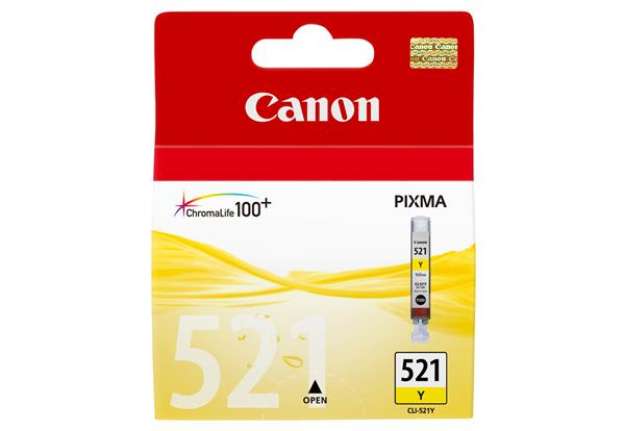 Immagine di Canon - Cartuccia ink - Giallo - 2936B001 - CLI521 Y - 510 pag