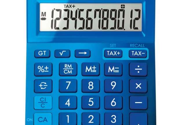 Immagine di Canon - Calcolatrice - Metallic Blue - LS123K