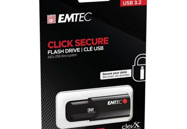 Immagine di Emtec - Memoria USB B120 Click&Secure - ECMMD32GB123 - 32GB