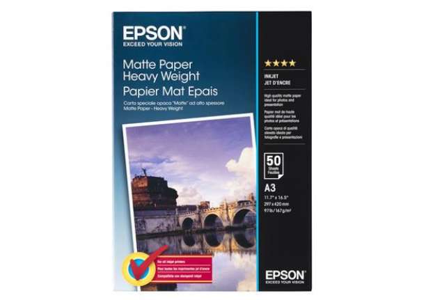 Immagine di Epson - Carta speciale opaca "matte" alto spessore - C13S041261