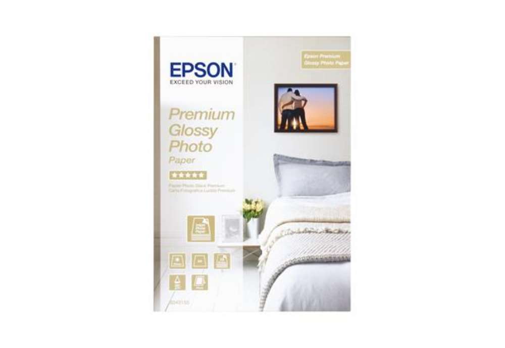 Immagine di Epson - Premium Glossy Photo Paper - A4 - 15 Fogli - C13S042155