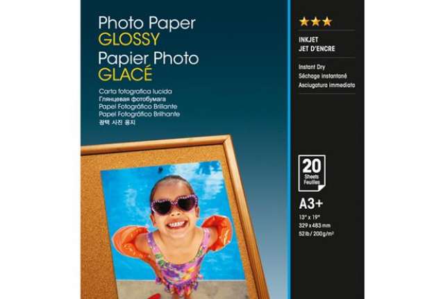 Immagine di Epson - Photo Paper Glossy - A3+ - 20 Fogli - C13S042535