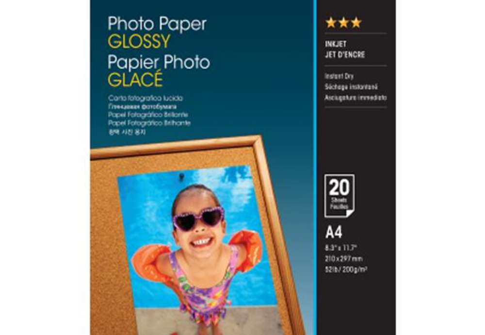 Immagine di Epson - Photo Paper Glossy - A4 - 20 Fogli - C13S042538