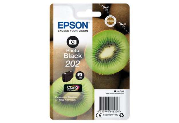 Immagine di Epson - Cartuccia ink - 202 - Nero Photo - C13T02F14010 - 4,1ml