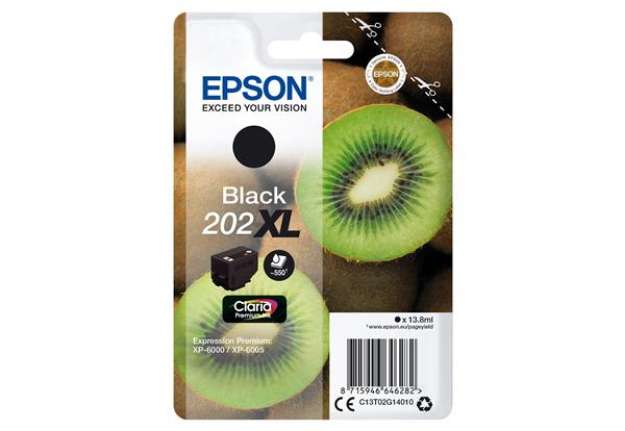 Immagine di Epson - Cartuccia ink - 202XL - Nero - C13T02G14010 - 13,8ml