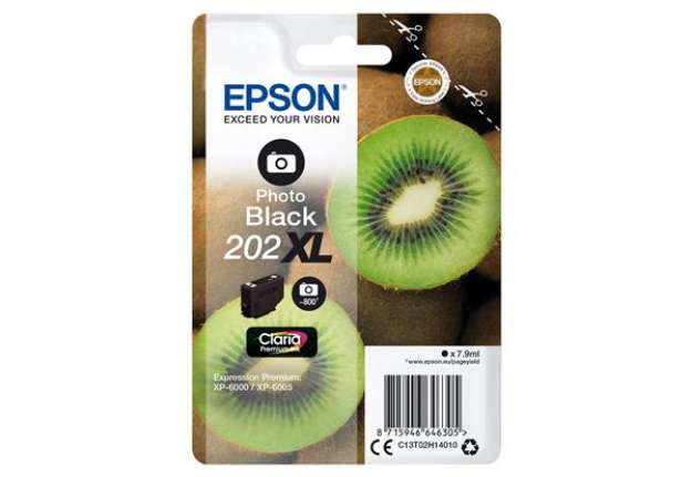 Immagine di Epson - Cartuccia ink - 202XL - Nero Photo - C13T02H14010 - 7,9ml