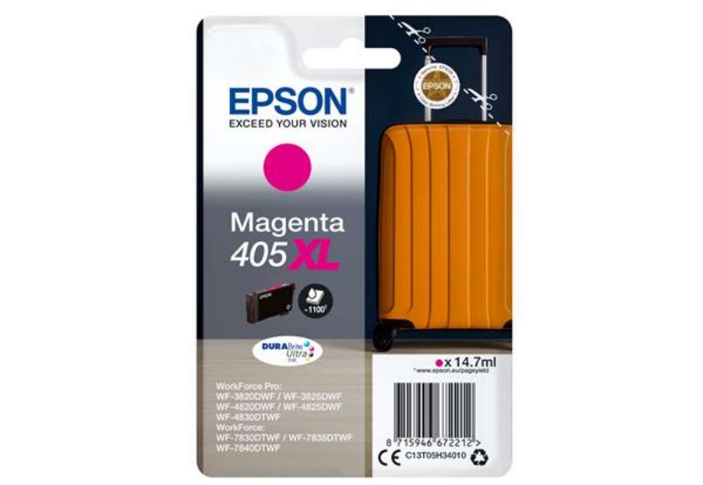 Immagine di Epson - Cartucce ink - 405XL - magenta - C13T05H34010 - 1.100 pag