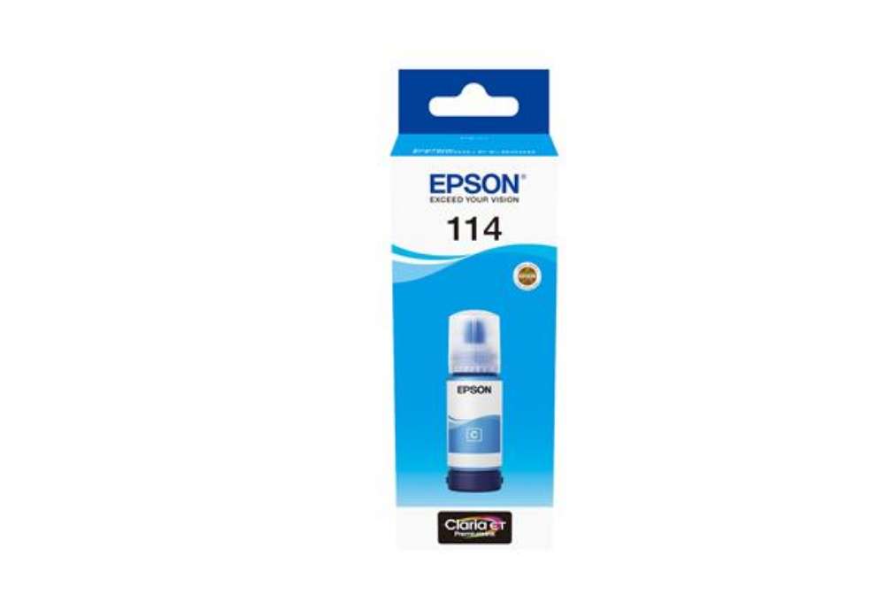 Immagine di Epson - Eco Tank - 114 - Ciano - C13T07B240 - 70 ml
