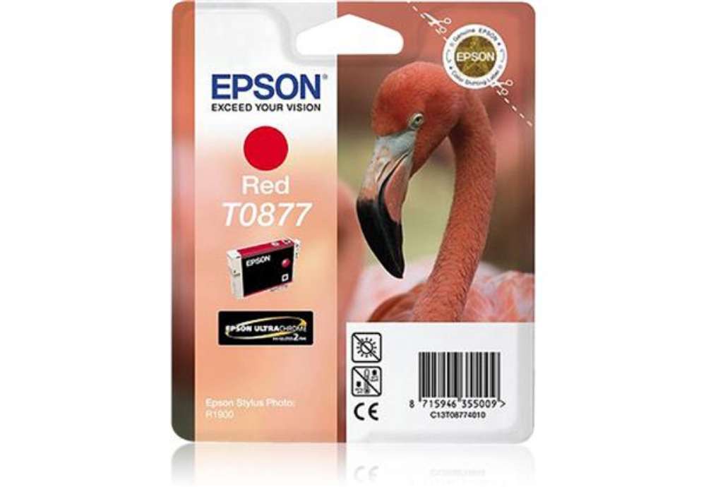 Immagine di Epson - Cartuccia ink - Rosso - T0877 - C13T08774010 - 11,4ml