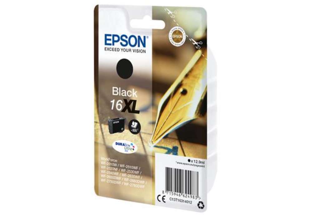 Immagine di Epson - Cartuccia ink - 16XL - Nero - C13T16314012 - 12,9ml