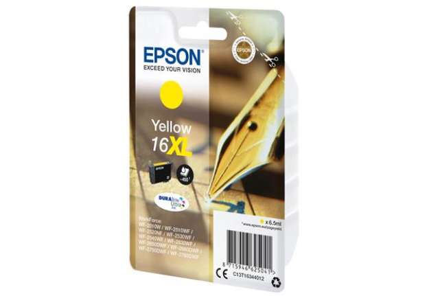 Immagine di Epson - Cartuccia ink - 16XL - Giallo - C13T16344012 - 6,5ml
