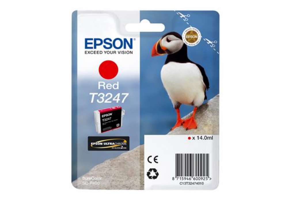 Immagine di Epson - Cartuccia ink - Rosso - T3247 - C13T32454010 - 14ml