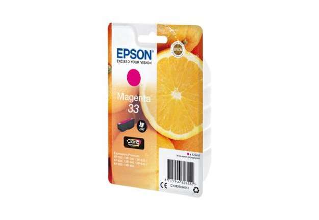 Immagine di Epson - Cartuccia ink - 33 - Magenta - C13T33434012 - 6,4ml